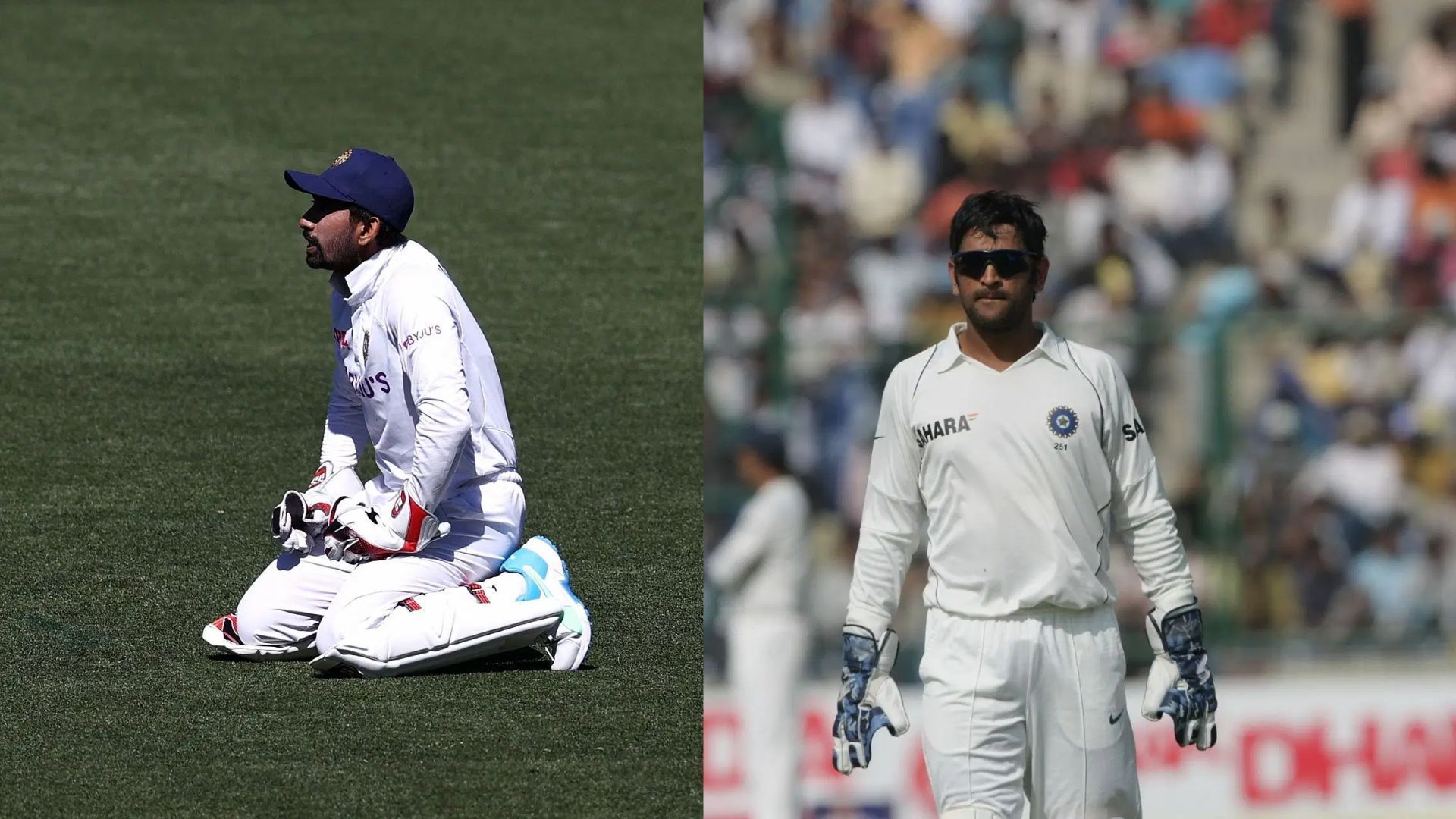 Wriddhiman Saha and MS Dhoni have been India