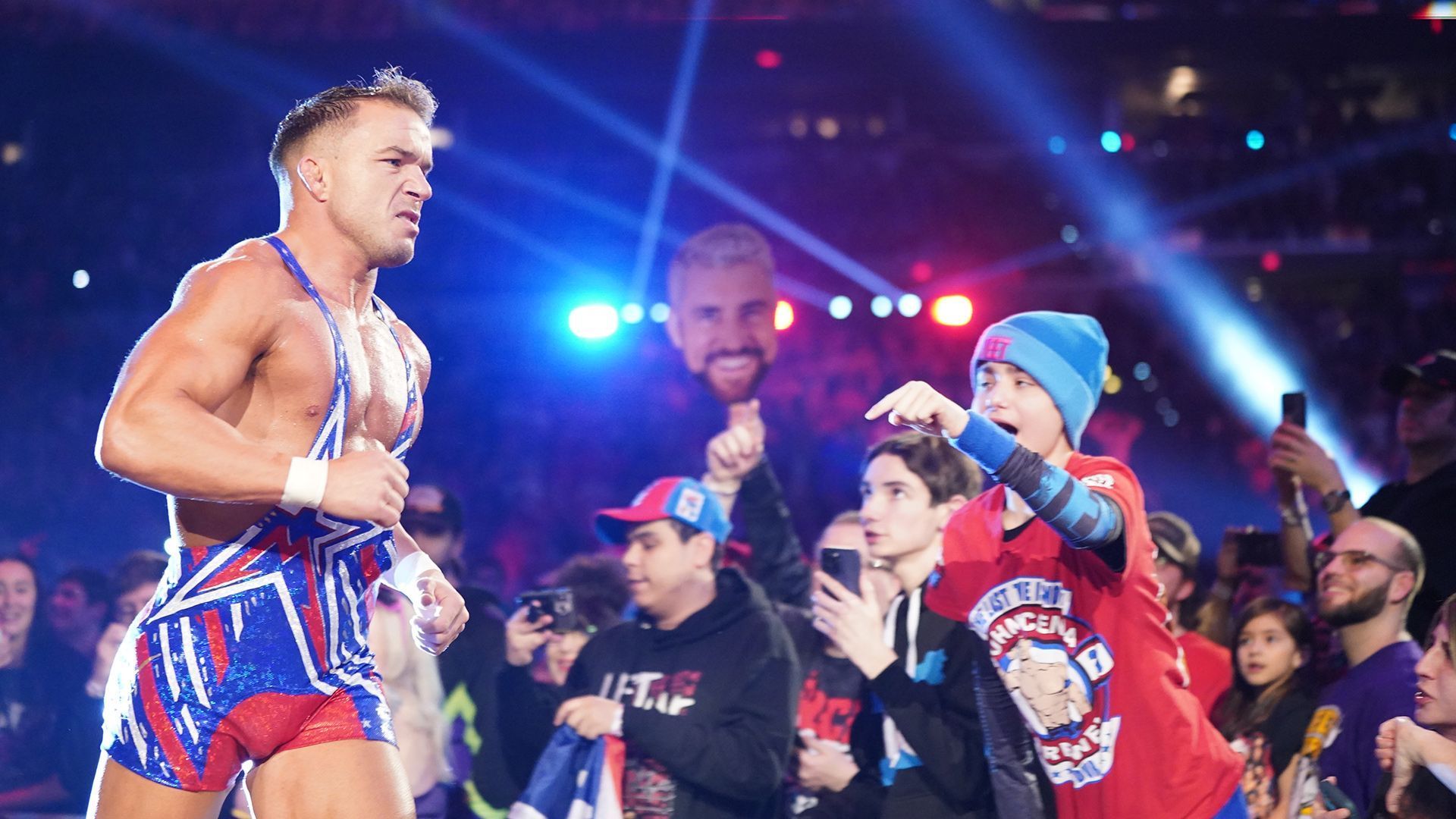 Chad Gable arrives at the WWE Royal Rumble