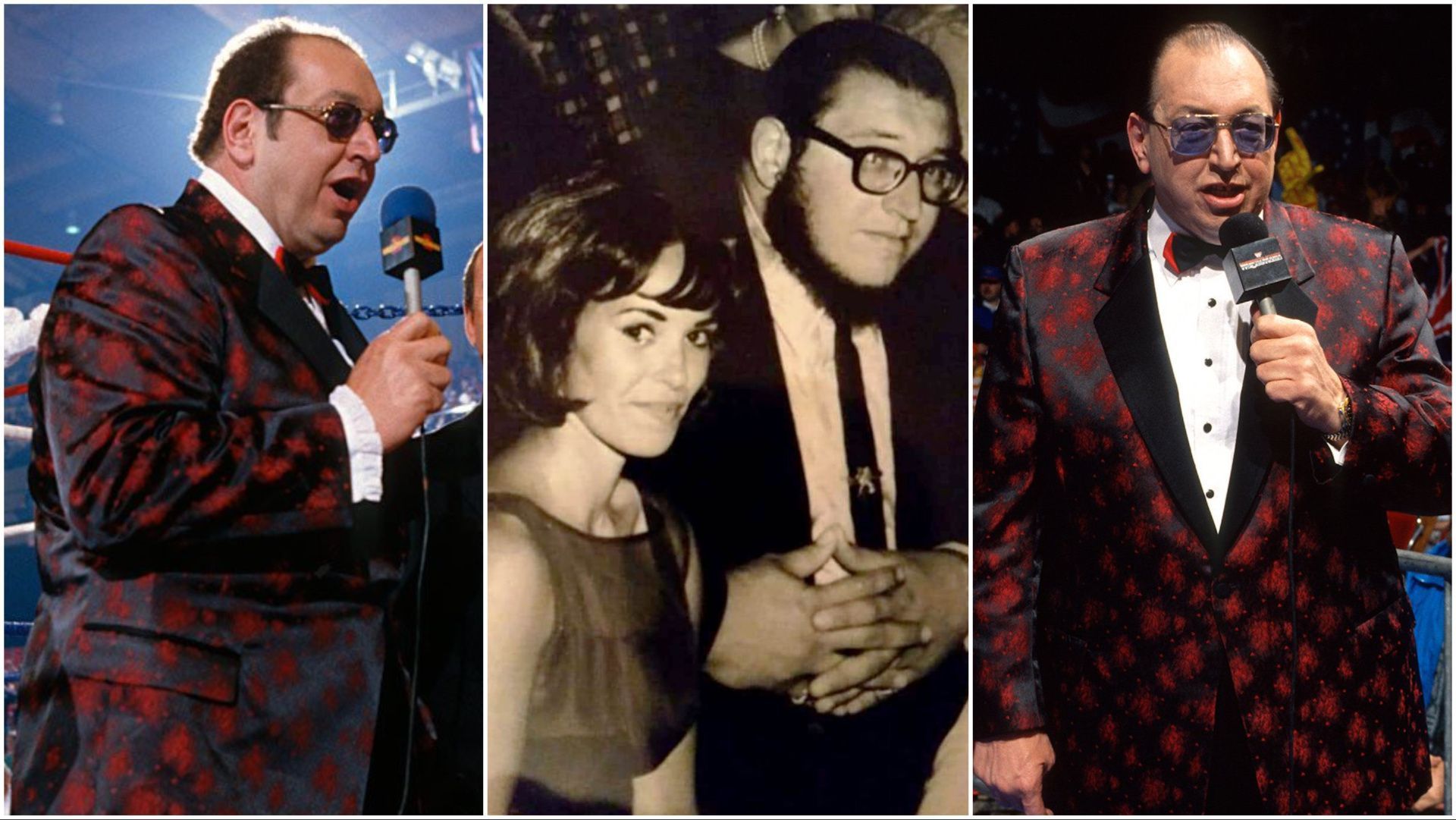 WWE Hall of Famer Gorilla Monsoon and wife Maureen Marella