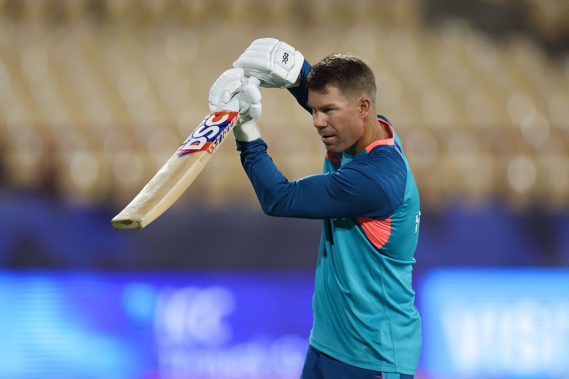 David Warner training during the 2024 T20 World Cup - Source: Getty