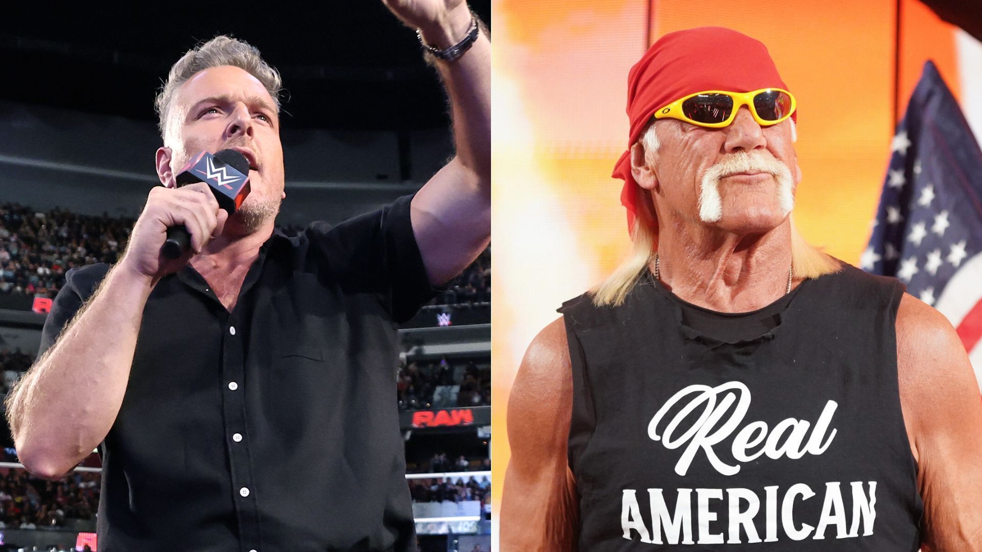 Pat McAfee (left); Hulk Hogan (right) [Image Credits: wwe.com]