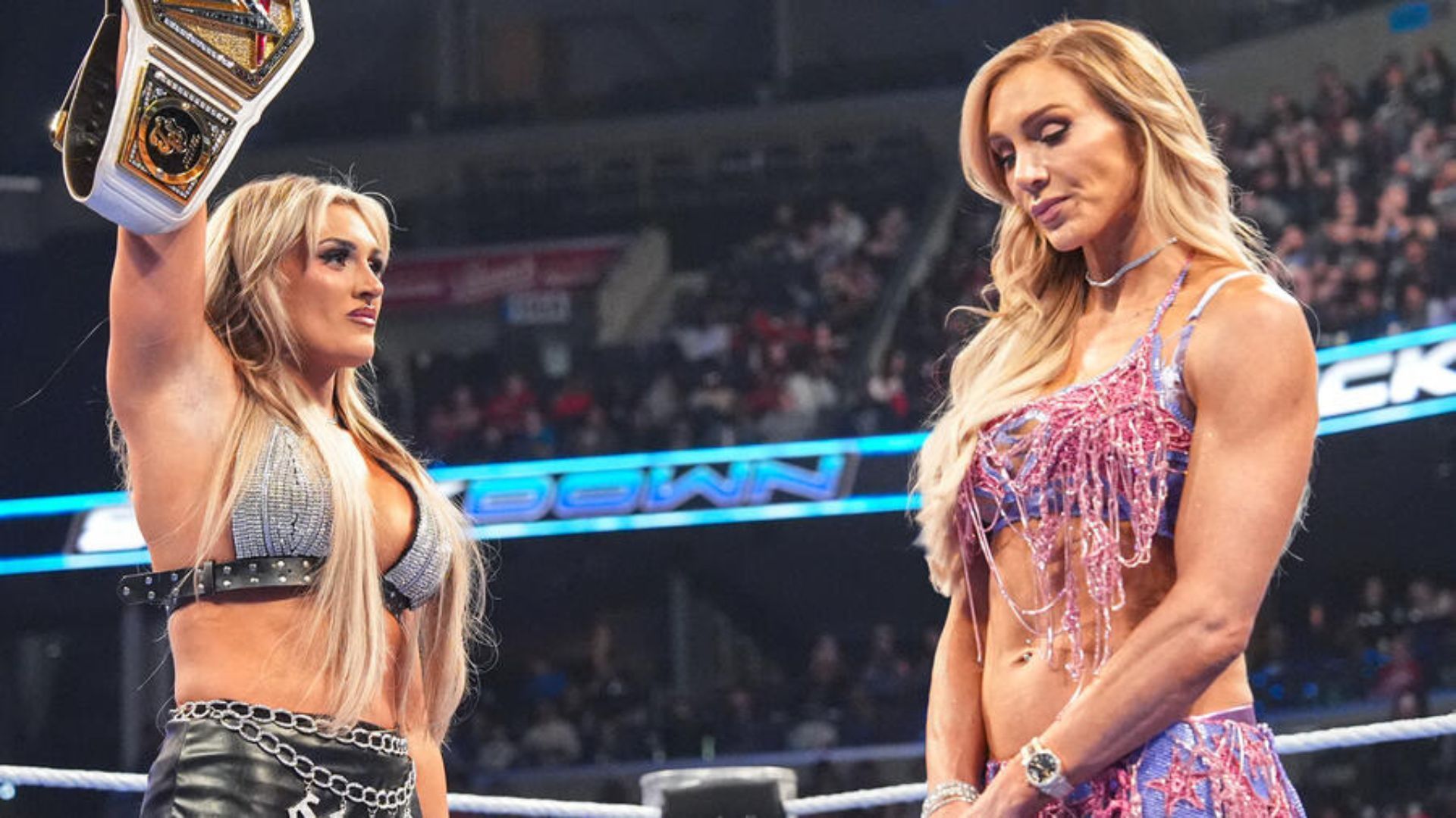 Tiffany Stratton and Charlotte Flair (Image Credits: WWE.com)