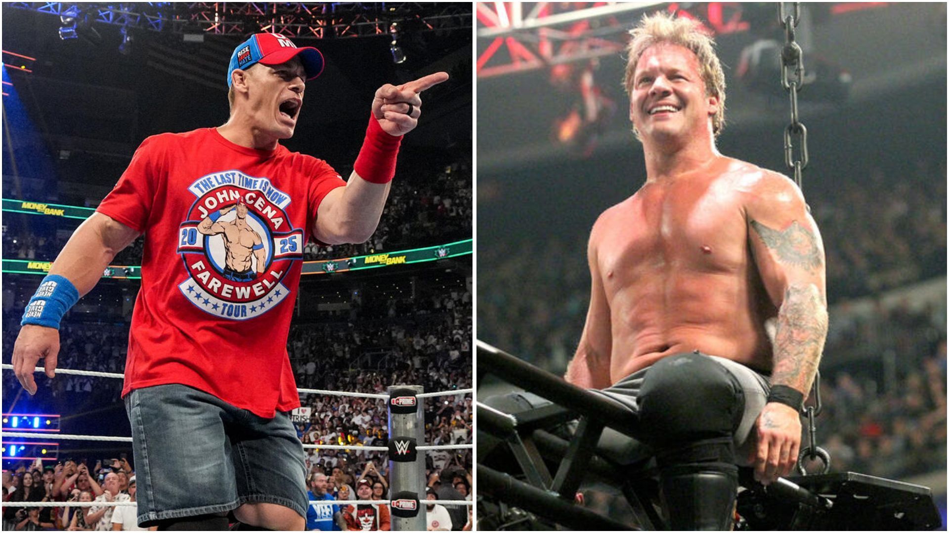 John Cena and Chris Jericho. (Photos: WWE.com)