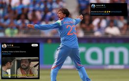 "Nightmare of Pakistan" - Fans react to Kuldeep Yadav's stunning spell in IND v PAK 2025 Champions Trophy match