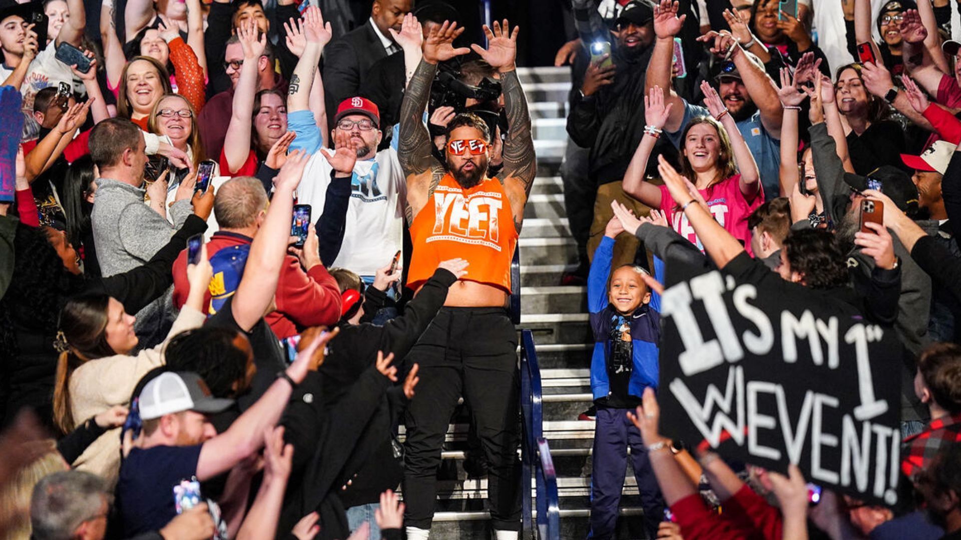 Jey Uso on RAW! [Image credit: WWE.com]