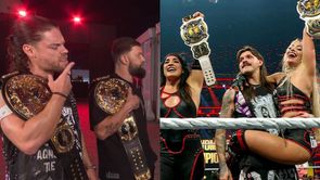 Finn Balor sends a message to the absent JD McDonagh after Liv Morgan and Raquel Rodriguez win the women's tag titles