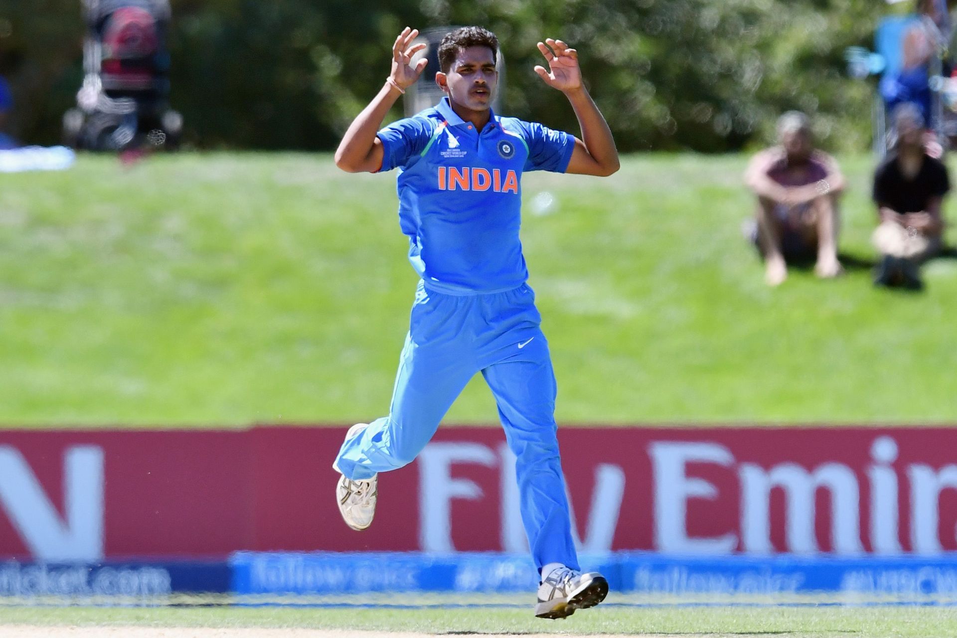 Shivam Mavi during the 2018 U-19 World Cup/ Source: Getty