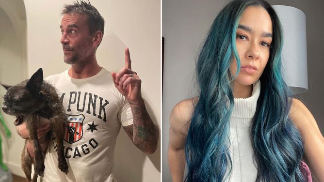 CM Punk shares major AJ Lee announcement ahead of WWE RAW