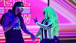 Female WWE Superstar sends a message to Jimmy Uso and his wife Naomi; has an interesting comment about the couple