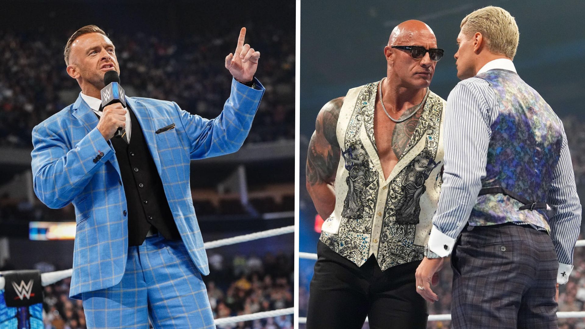 The Rock and Cody Rhodes will be on WWE SmackDown tonight [Image Credits: WWE.com]