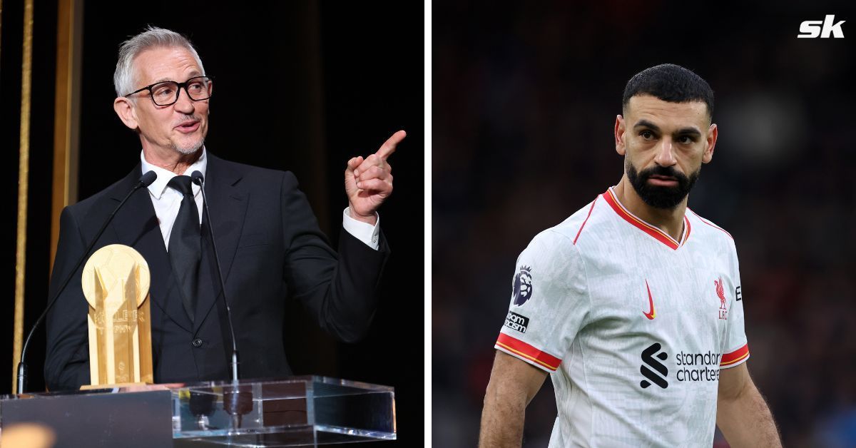 Gary Lineker (left) and Mohamed Salah (right)