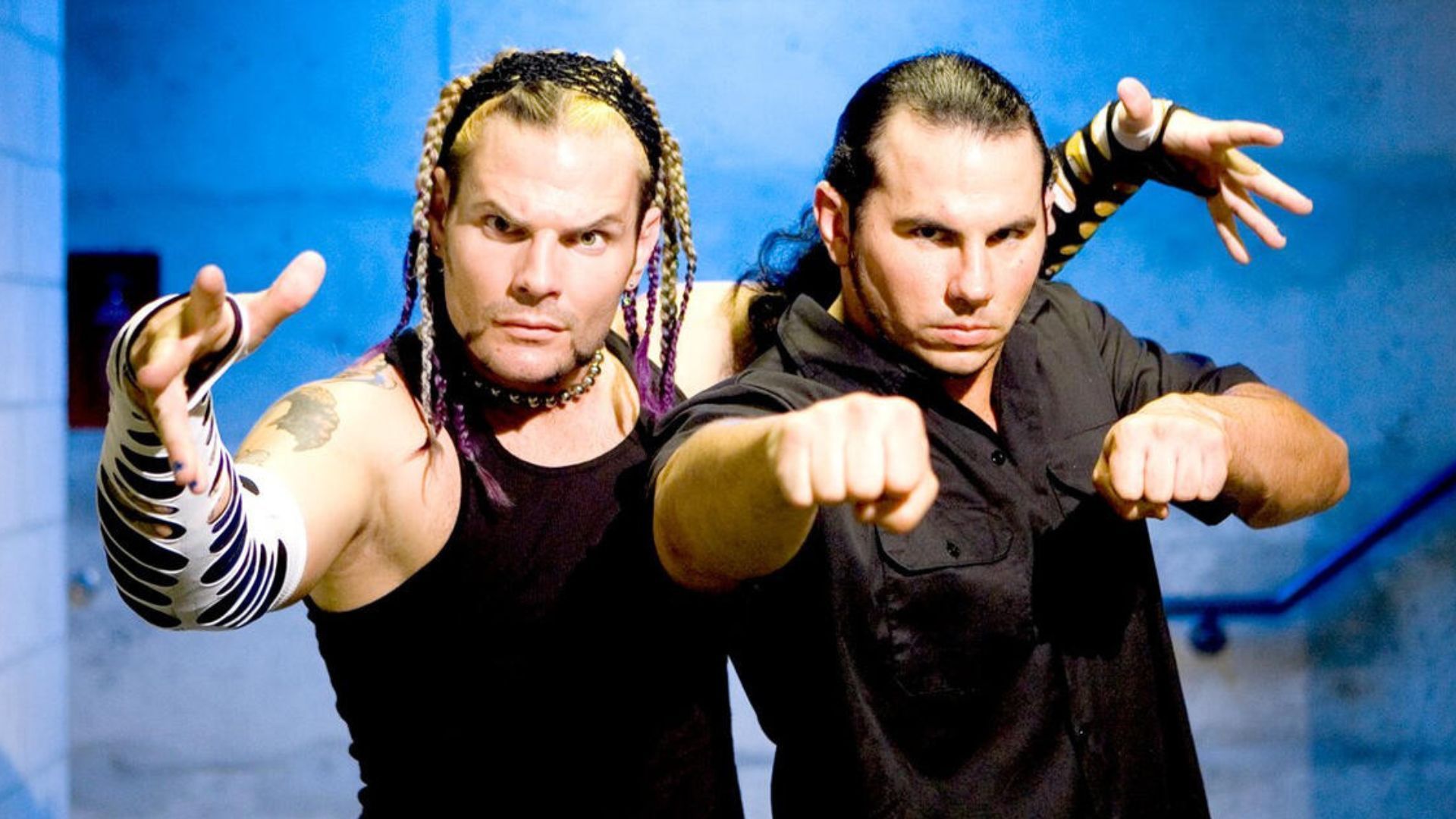 Matt and Jeff Hardy will be in action tonight on NXT. [Image credit: WWE.com]