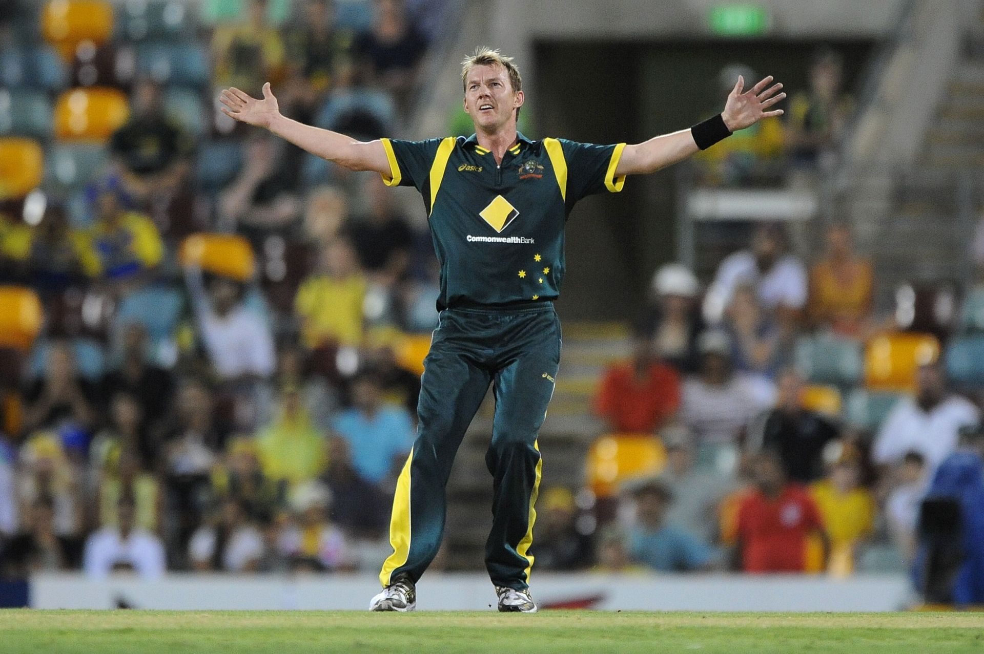 Brett Lee bagged 2w wickets during his Champions Trophy career. Source: Getty