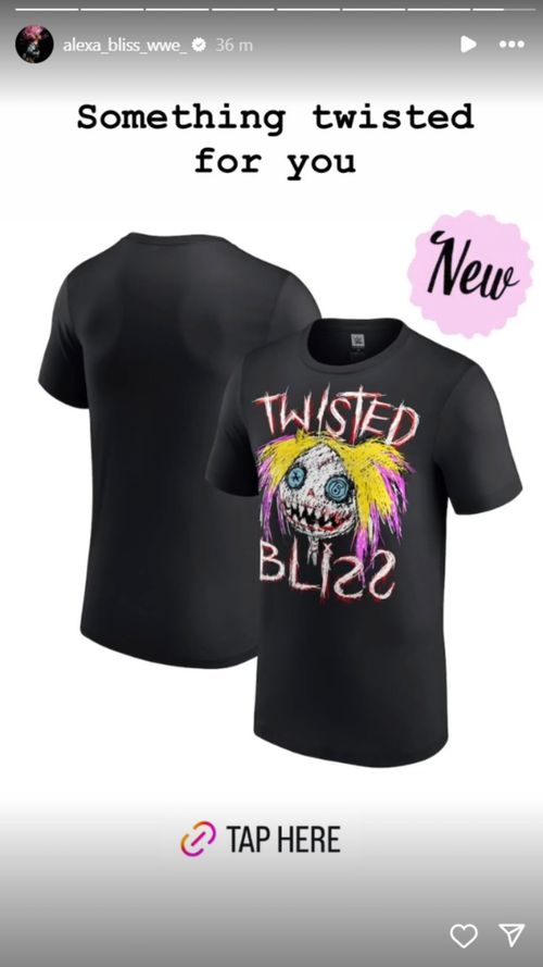 Alexa Bliss drops a tease following her new merch launch. [Picture Courtesy: Bliss' Instagram Story]