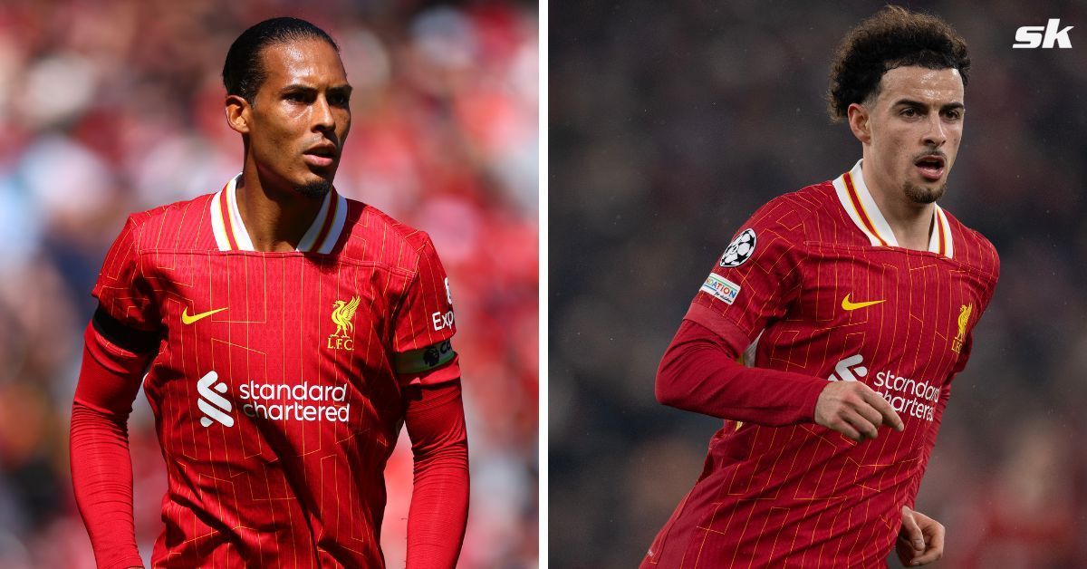 Virgil van Dijk and Curtis Jones