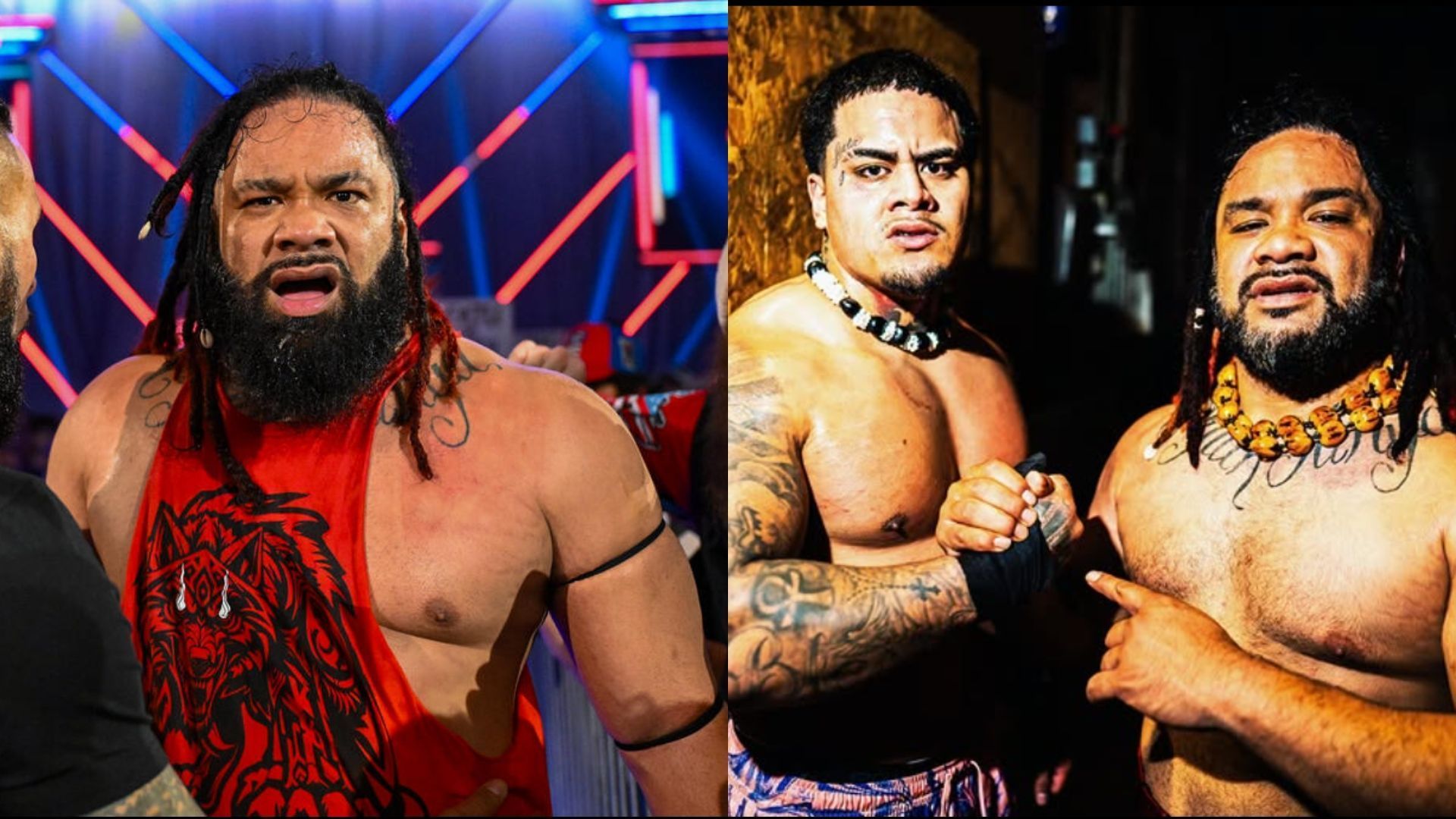 Jacob Fatu with Zilla Fatu (Image via wwe.com)