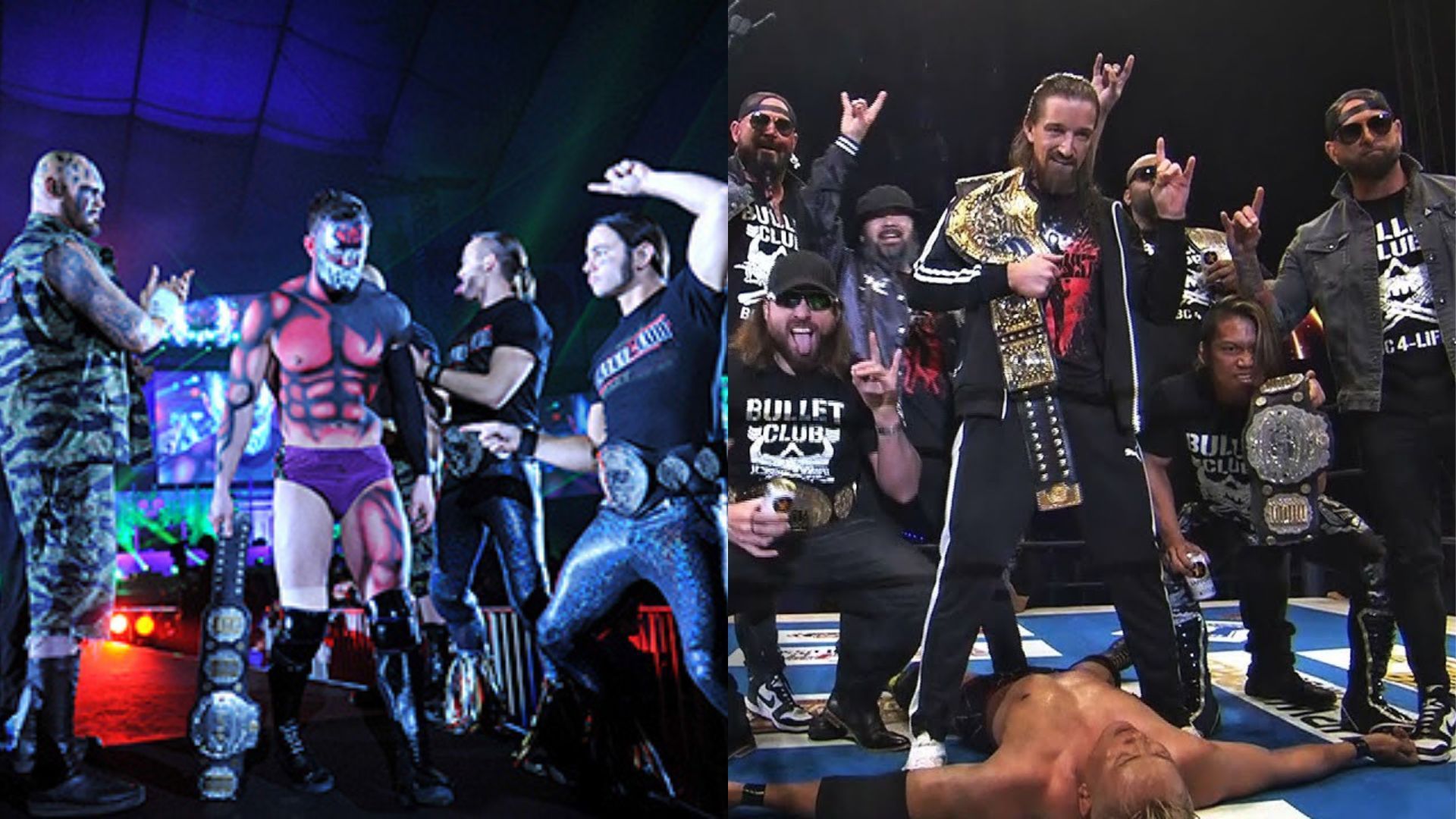 The Bullet Club (Image Credits: njpw1972.com and NJPW World Official)