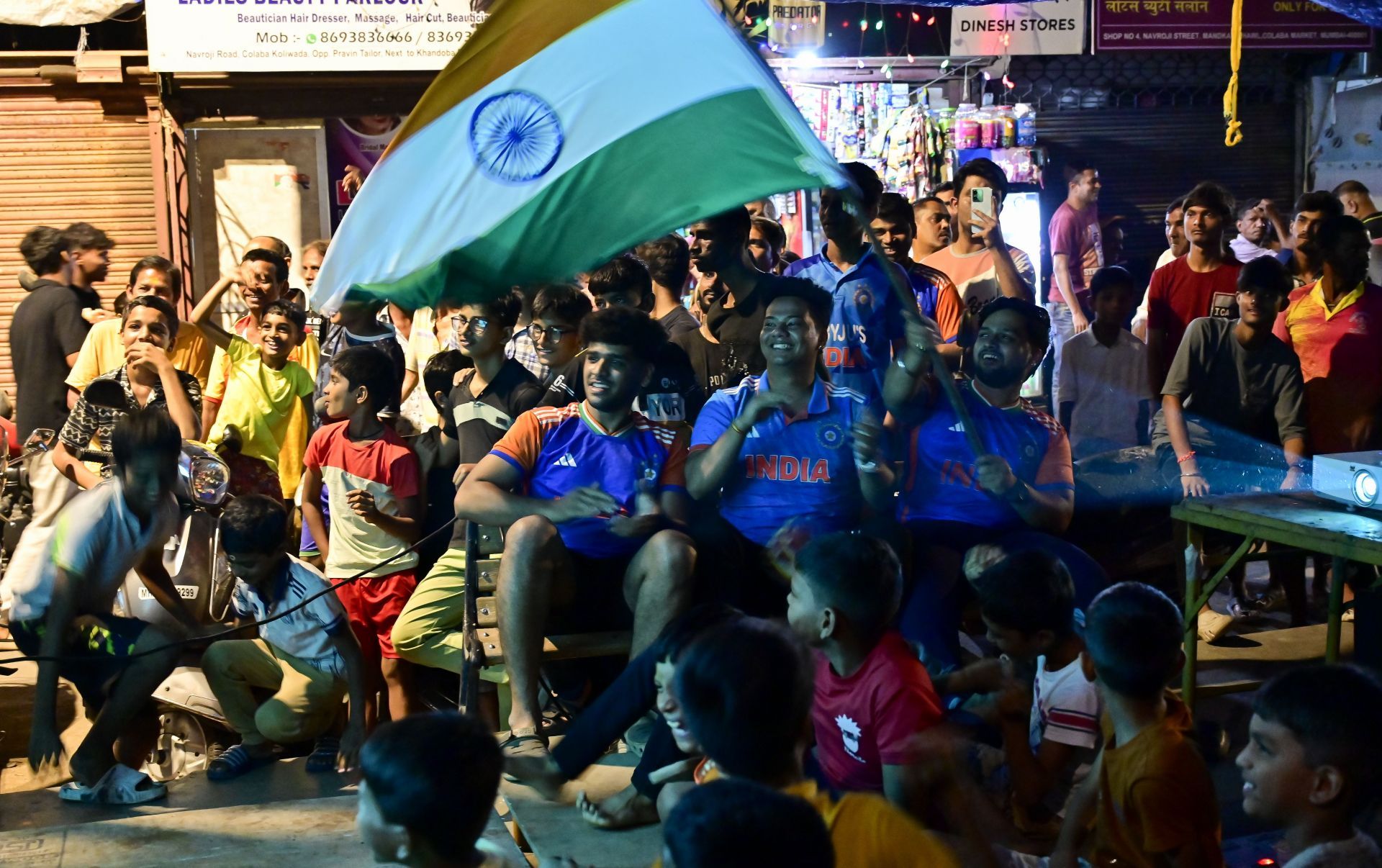 Indian Cricket Fans Celebrate As India beat Pakistan In ICC Champions Trophy 2025 - Source: Getty