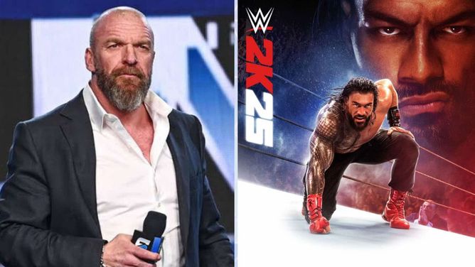 Former WWE champion reacts to Triple H's character in WWE 2K25
