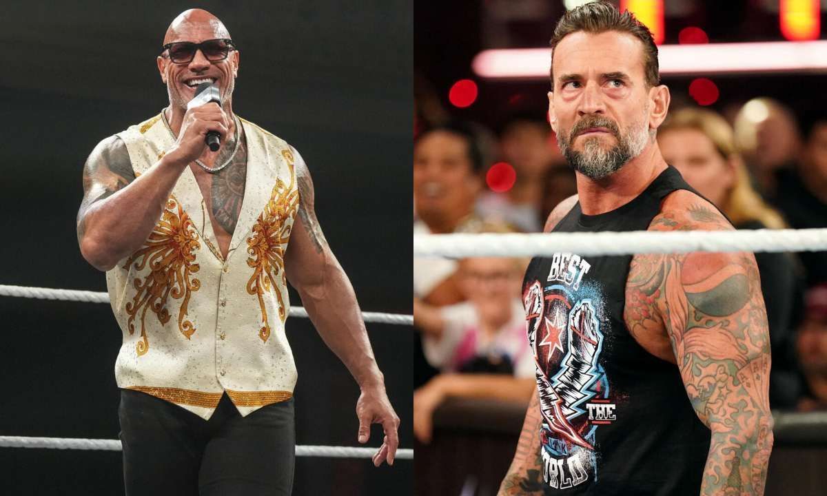 The Rock (L) and CM Punk (R). Photo credit: WWE.com