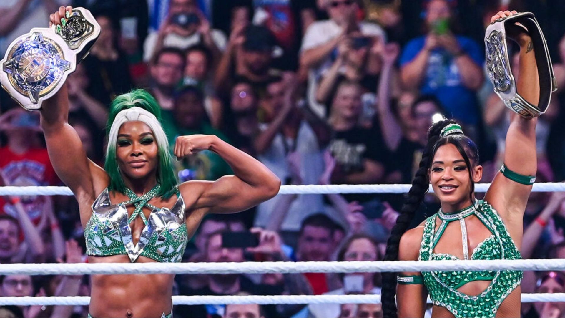 Bianca Belair and Jade Cargill (Photo credit: WWE.com)