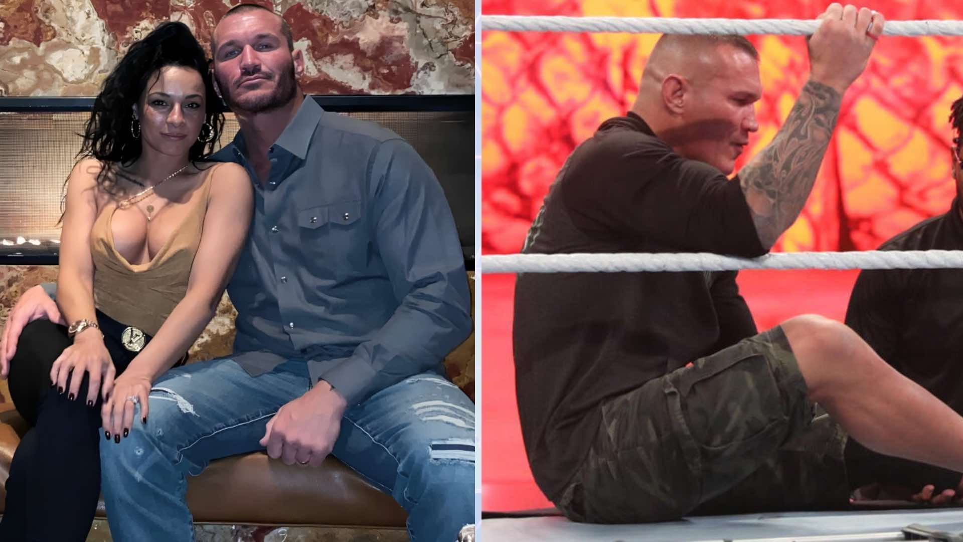 Randy Orton and his wife, Kim (Images via WWE.com and @randyorton on Instagram)