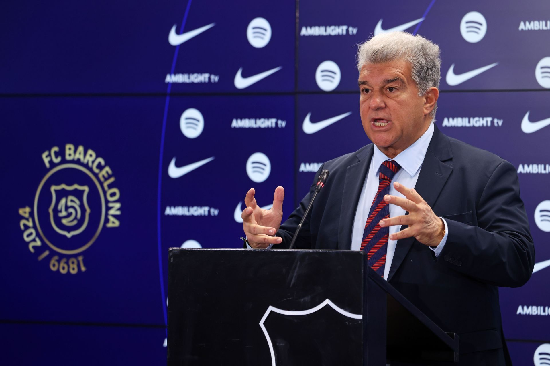 Joan Laporta Press Conference - Source: Getty