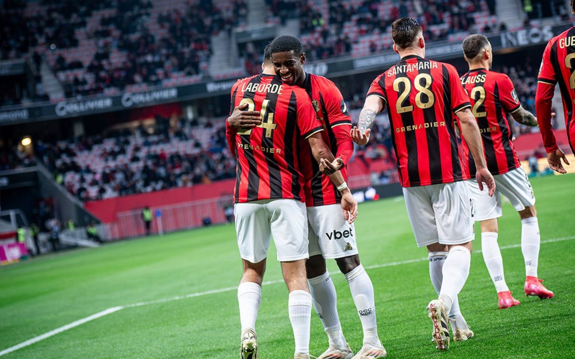 Can Nice come out on top against Montpellier this weekend? [Image: @ogcnice_eng on X]