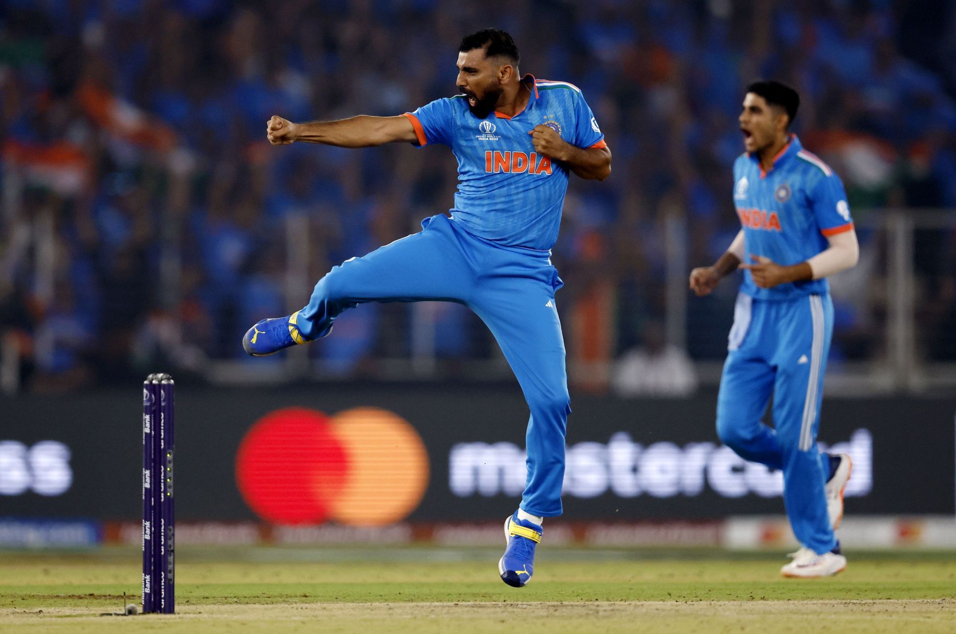 Shami broke several records during his incredible run in the 2023 ODI World Cup [Credit: Getty]