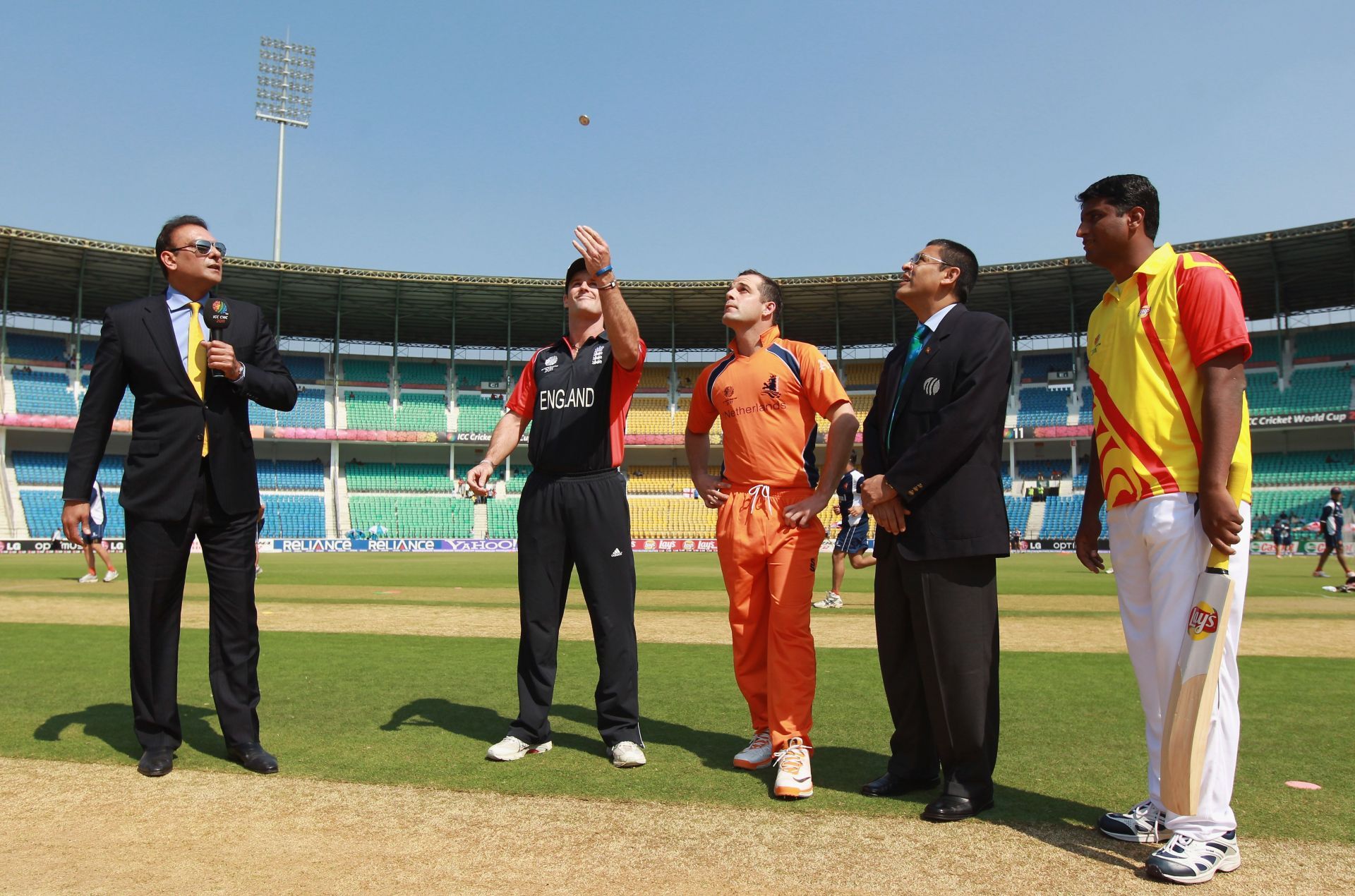 England v Netherlands: Group B - 2011 ICC World Cup - Source: Getty