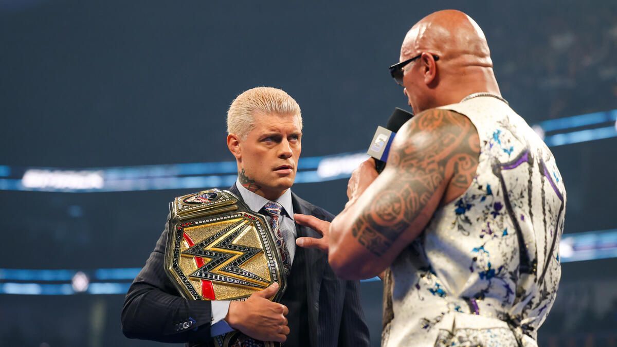 The Rock confronted Cody Rhodes on SmackDown last week [Image: WWE.com]