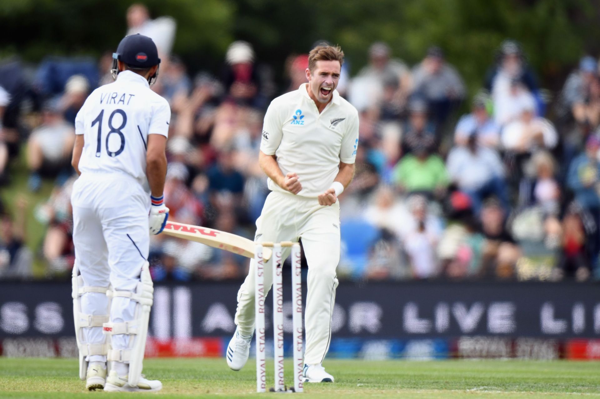 Southee has been the most successful Kiwi bowler against King Kohli [Credit: Getty]