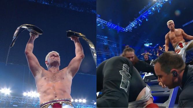 Royal Rumble में फेमस स्टार बुरी तरह लहूलुहान, लैडर मैच में सभी हदें पार; कौन बना WWE चैंपियन?