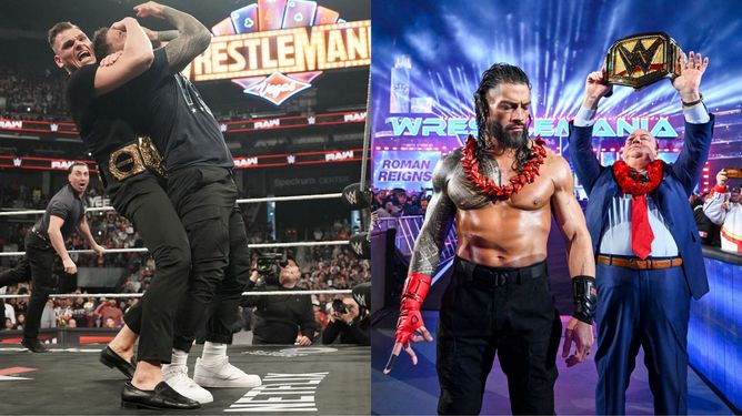 3 कारण क्यों WWE को Roman Reigns को Gunther vs Jey Uso मैच में शामिल करके इसे ट्रिपल थ्रेट बना देना चाहिए