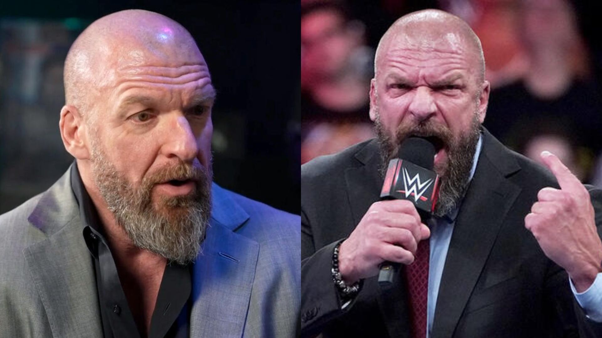 WWE Chief Content Officer Triple H (Images via WWE.com)