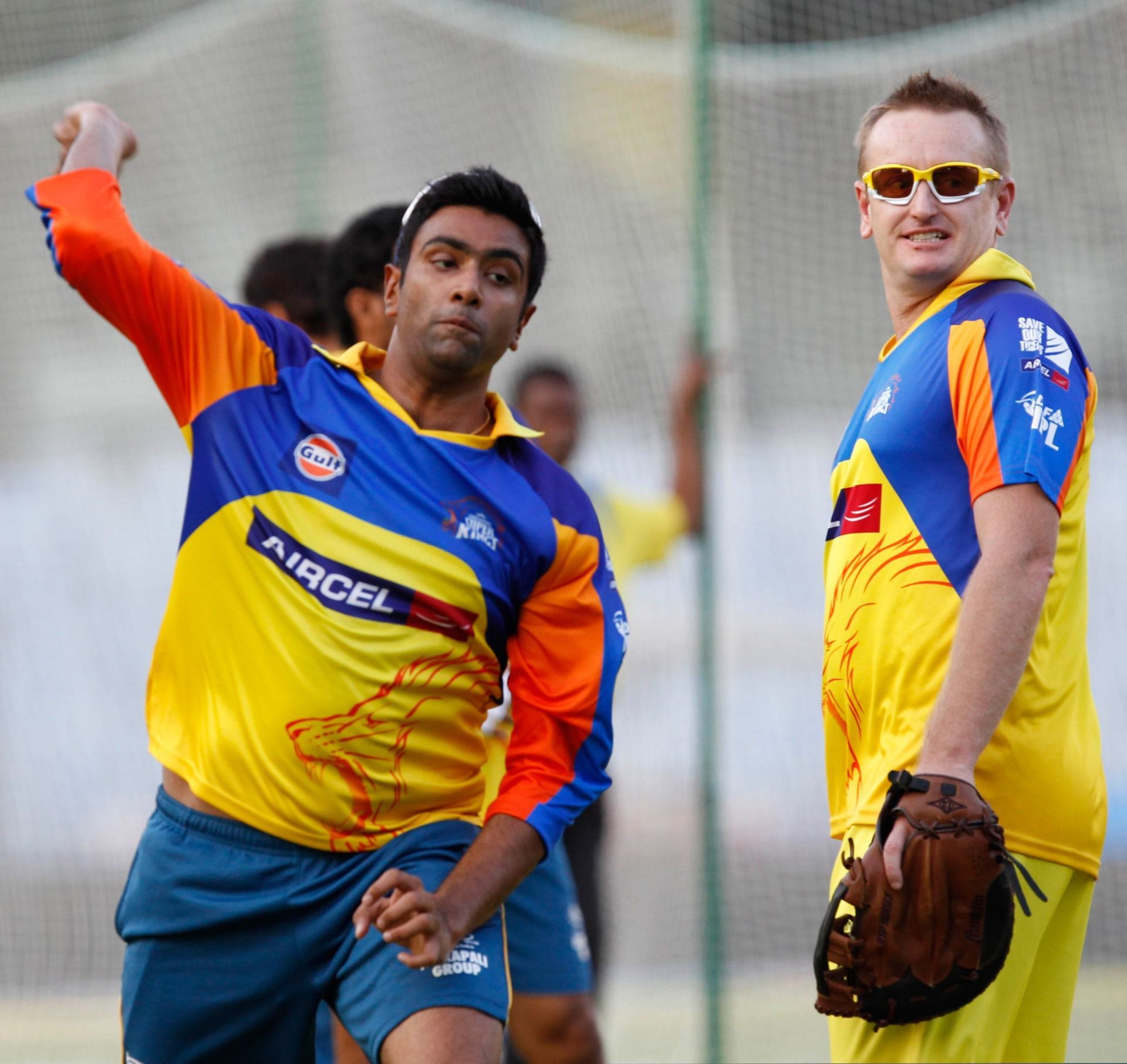 Ashwin in action for CSK during the 2012 IPL season - Source: Getty