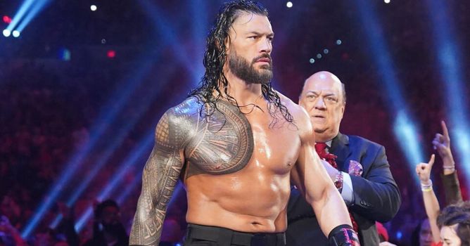 Royal Rumble मैच में एलिमिनेट होने के बाद WWE स्टार Roman Reigns की सिट्टी पिट्टी गुम, बैकस्टेज जाना हुआ मुश्किल, देखें वीडियो