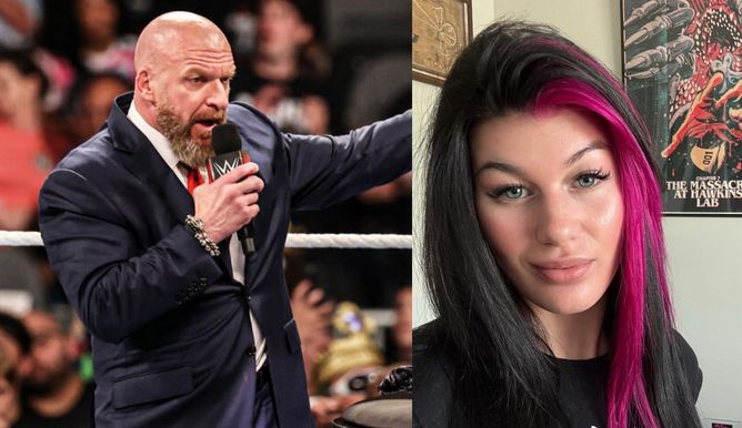 WWE से निकाली गई खूबसूरत स्टार ने शेयर की फोटो, फैन ने Triple H पर निशाना साधकर दिखाया गुस्सा