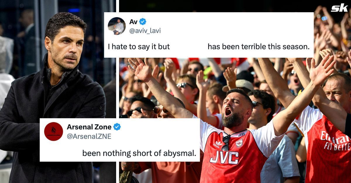 Arsenal fans have reacted on X