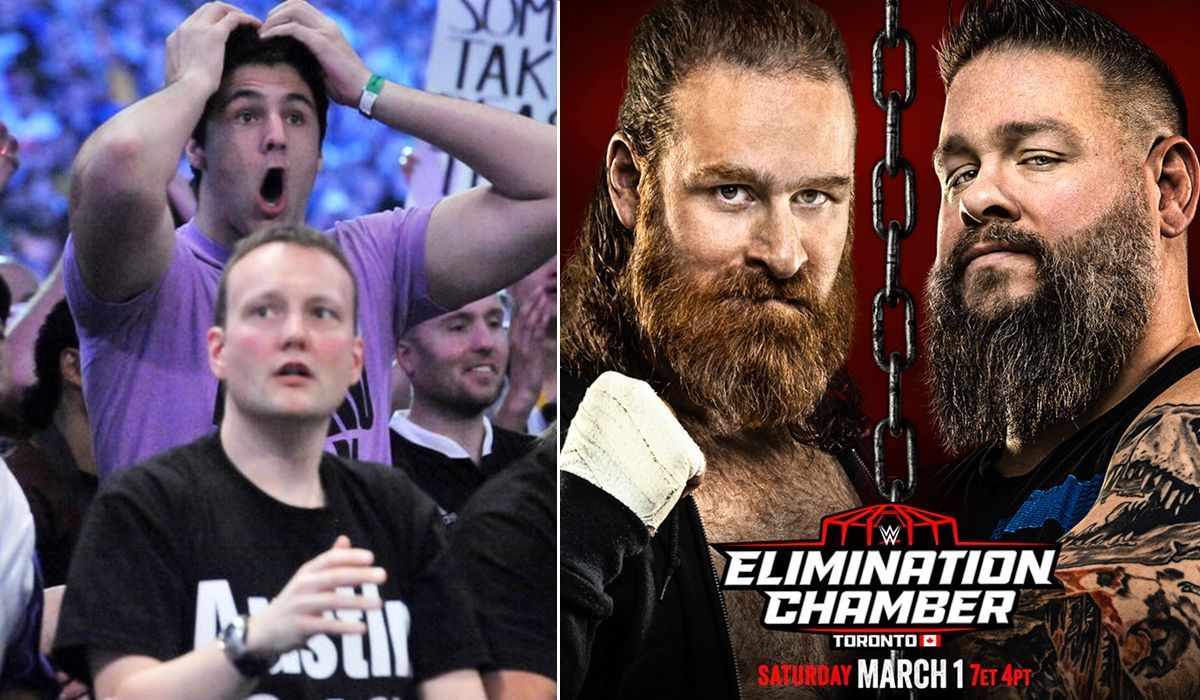 Sami Zayn and Kevin Owens will clash in an unsanctioned match at Elimination Chamber. [Image credits: WWE.com &amp; X]