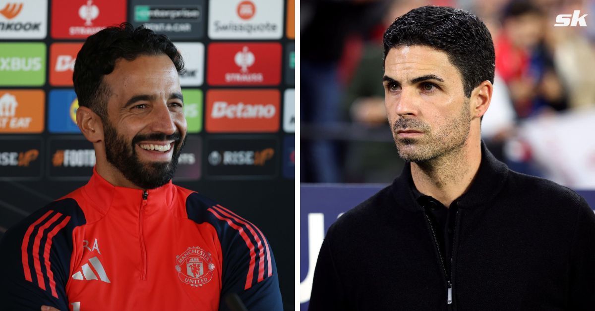 L to R: Ruben Amorim and Mikel Arteta (All images sourced from Getty)