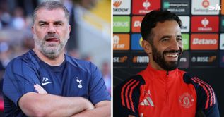 Ange Postecoglou reveals how long it'll take for Manchester United to 'see progress' if they stuck with Ruben Amorim