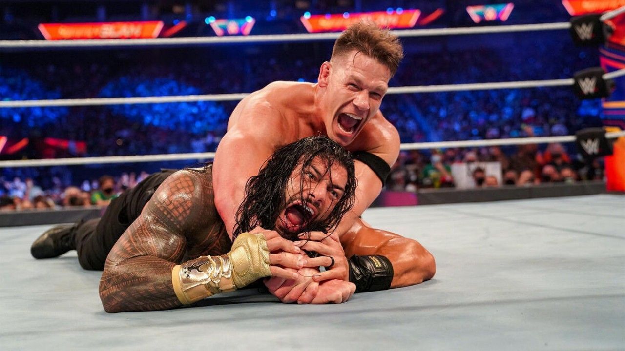 WWE, Roman Reigns, John Cena, 