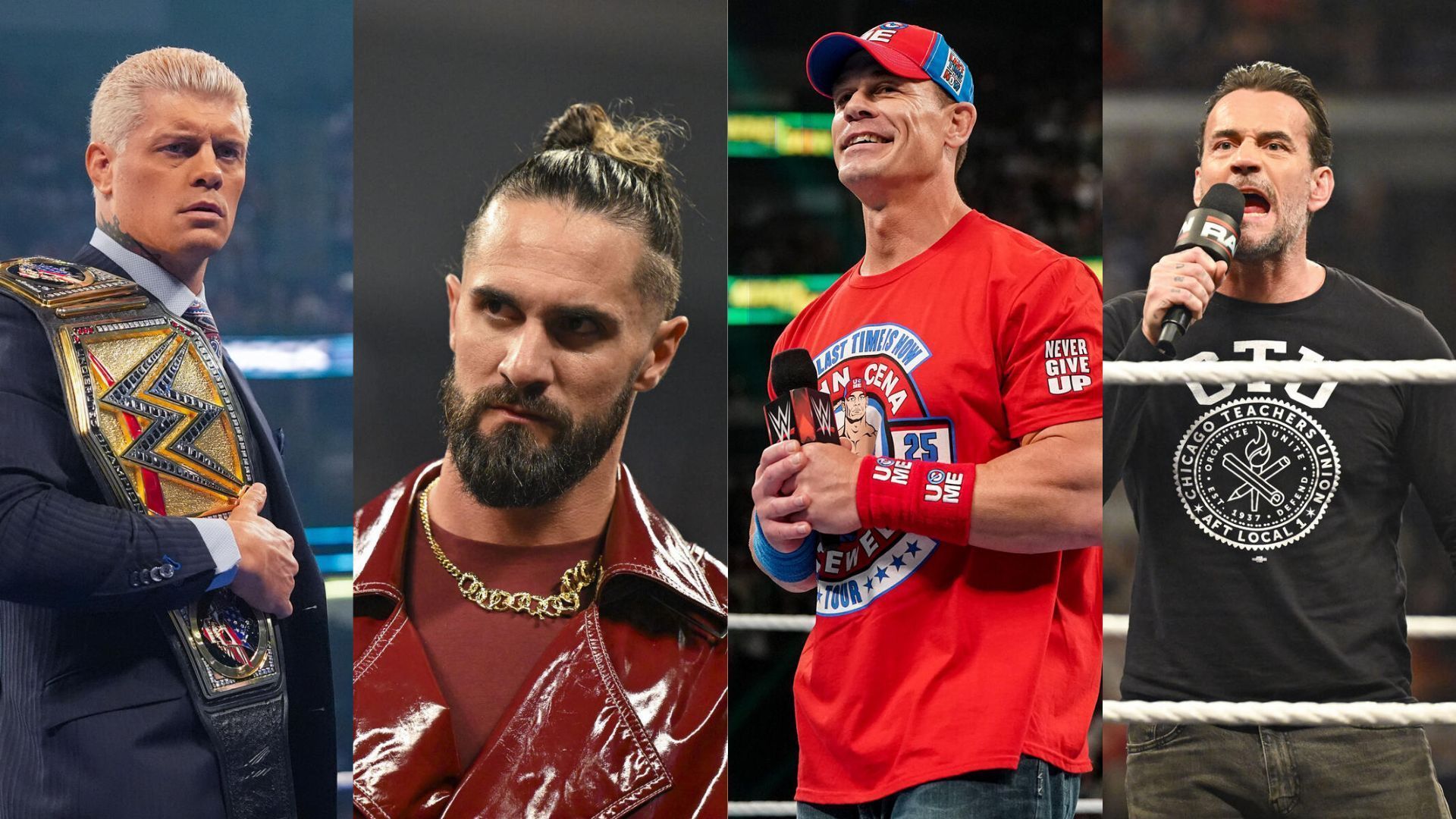 Cody, Rollins, Cena and Punk are some of the top babyfaces in WWE [Image: WWE.com]