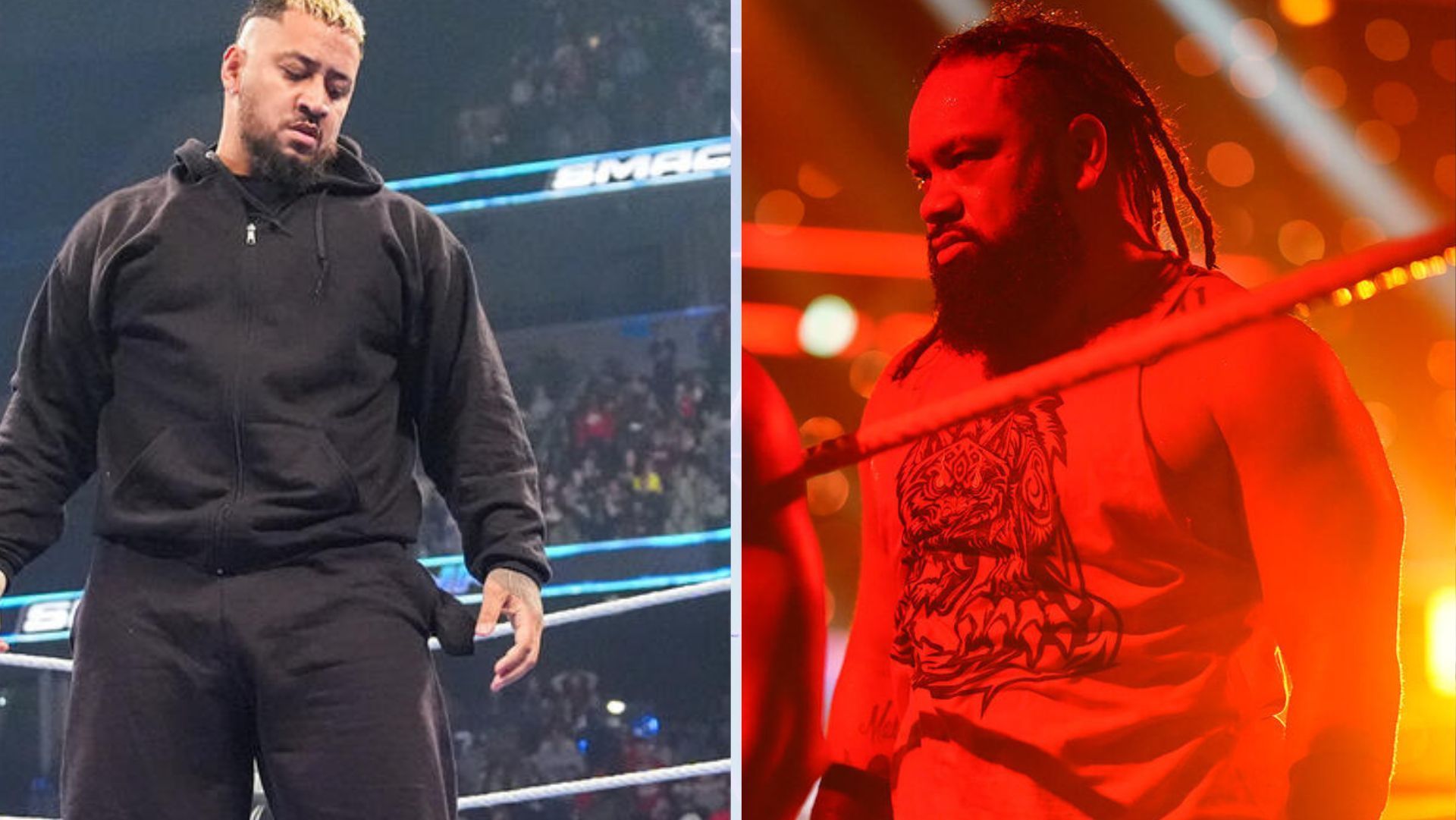 Solo Sikoa returned on WWE SmackDown. [Images Source: WWE.com]