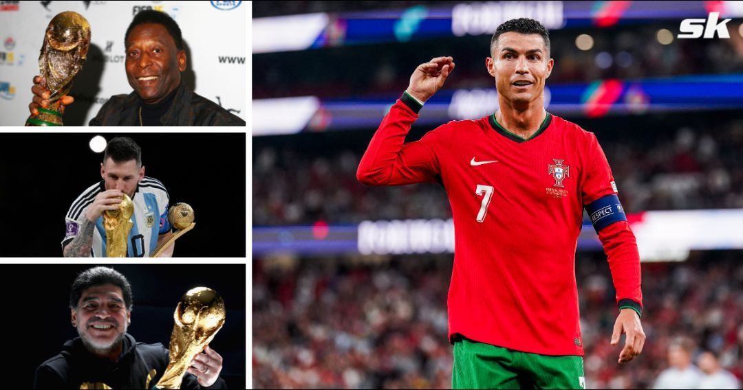 Cristiano Ronaldo believes he is better than Messi, Pele, and Maradona