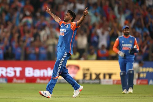 Harshit Rana impressed as a concussion substitute in the fourth T20I against England. [P/C: Getty]