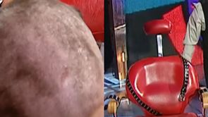 Top wrestler suddenly shaves own head in the ring shocking fans; collapses immediately after
