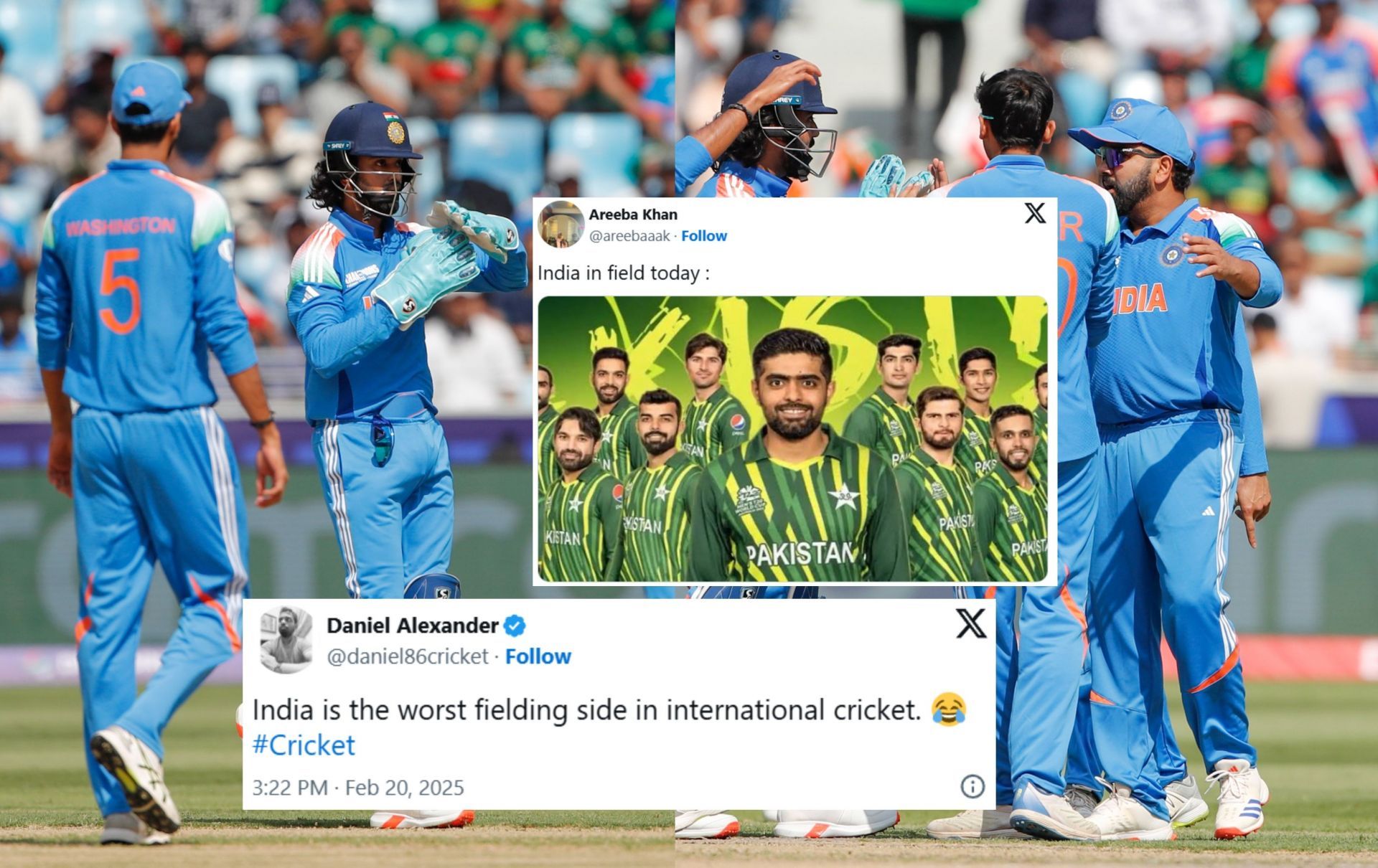 Fans react after India