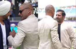 Shikhar Dhawan and Harbhajan Singh break into a jig ahead of IND vs PAK 2025 Champions Trophy clash in Dubai [Watch]